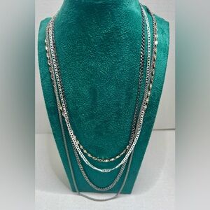🆕 Sterling Silver Necklace Chain CHOICE: choose one for the price!